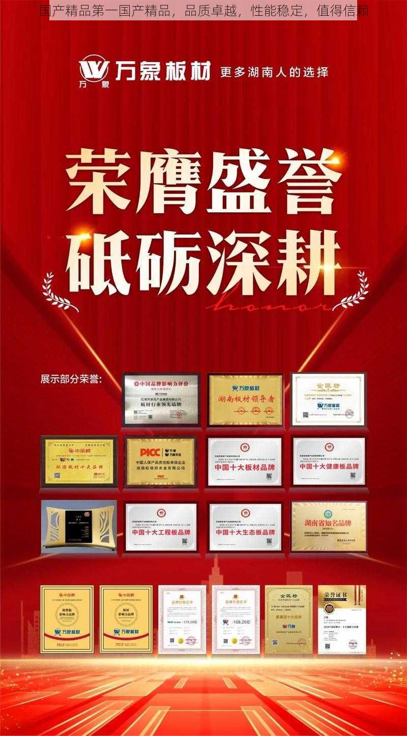 国产精品第一国产精品,品质卓越,性能稳定,值得信赖