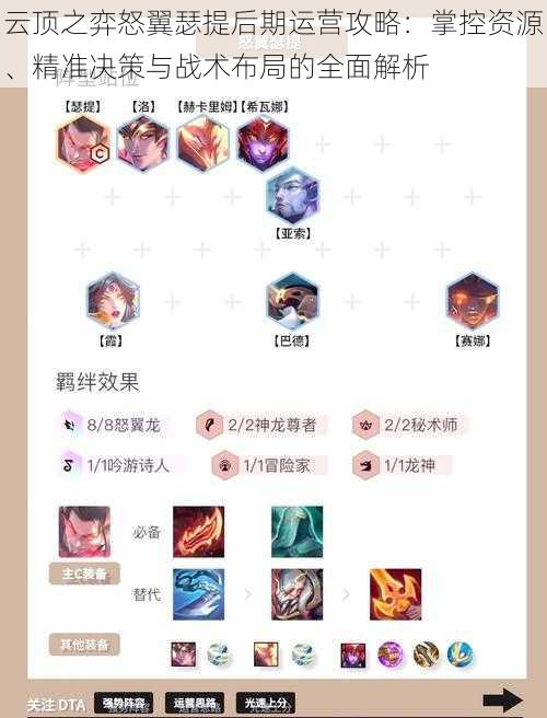 云顶之弈怒翼瑟提后期运营攻略:掌控资源、精准决策与战术布局的全面解析